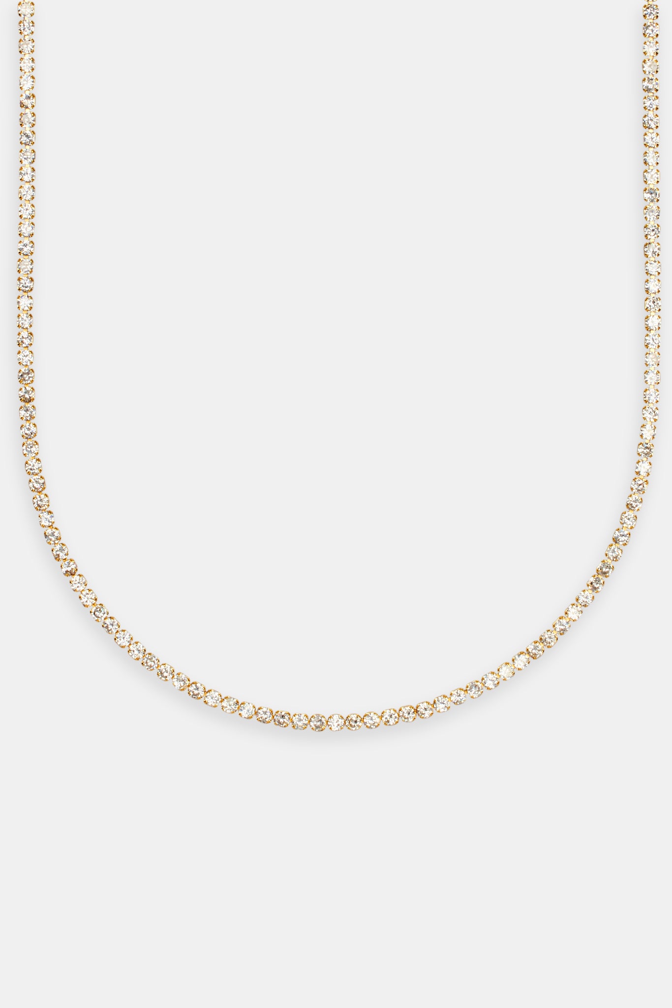 Goldene Mikro-Tenniskette – 2,5 mm